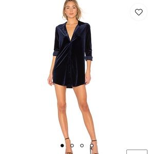 Superdown Vella Velvet Mini Dress